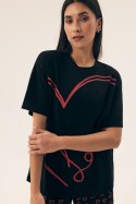 PIŻAMA DAMSKA NECESITO 42655 SS25 - BIAŁY-CZERWONY, 2XL, 01X HENDERSON LADIES