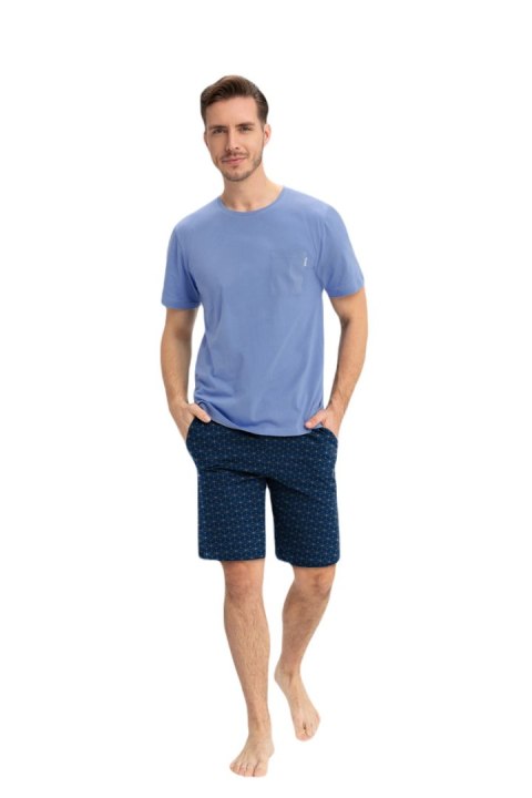 PIŻAMA MĘSKA 807 W/25 - TURKUSOWY, XXL, 1 LUNA PIŻAMA MĘSKA 807 W/25 - TURKUSOWY, XXL, 1 LUNA