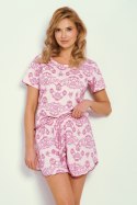 3332 PIŻAMA DAMSKA TARA S-XL - RÓŻOWY, XL TARO