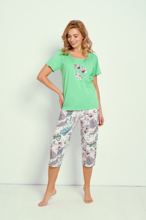 3344 PIŻAMA DAMSKA LIA S-XL - ZIELONY, XL TARO 3344 PIŻAMA DAMSKA LIA S-XL - ZIELONY, XL TARO