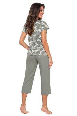 PIŻAMA DAMSKA PALOMA 3/4 - OLIWKOWY, XL DONNA