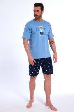 PIŻAMA MĘSKA 326/169 COOL - NIEBIESKI, XL CORNETTE