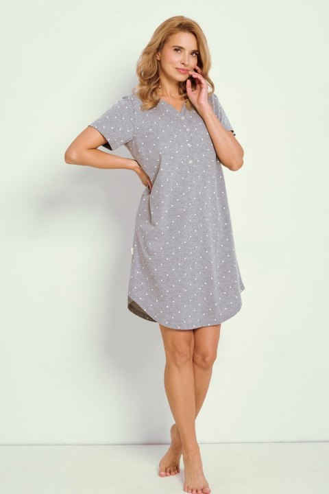 3326 KOSZULA DAMSKA MEG S-XL - SZARY, L, 1 TARO