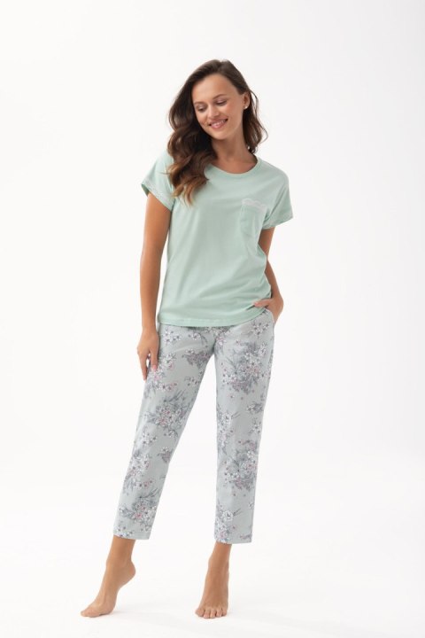 PIŻAMA DAMSKA 342 W/25 - KORALOWA, XXL, 1 LUNA PIŻAMA DAMSKA 342 W/25 - KORALOWA, XXL, 1 LUNA
