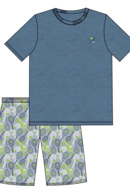 PIŻAMA MĘSKA KR 326/173 TENNIS - JEANS, M CORNETTE