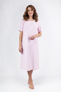 013 KOSZULA DAMSKA BIG W/25 - RÓŻOWY, 2XL, 3 REGINA