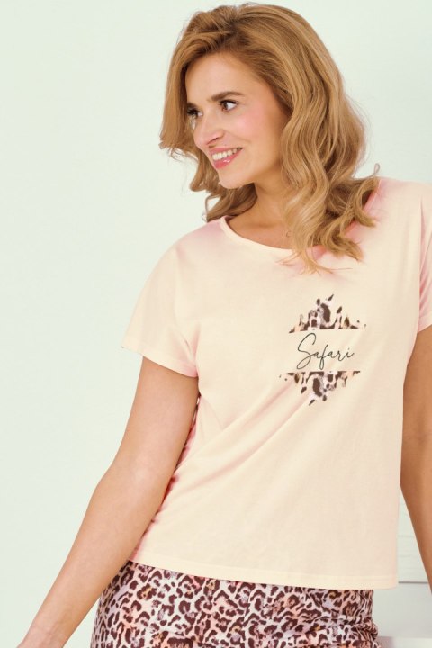 3320 PIŻAMA DAMSKA CHRISSY S-XL - BEŻ, M TARO 3320 PIŻAMA DAMSKA CHRISSY S-XL - BEŻ, M TARO