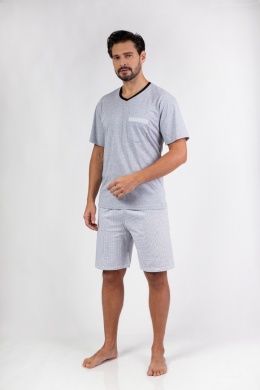 482 PIŻAMA MĘSKA BIG W/25 - MELANŻ, 2XL, 3 REGINA