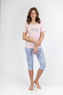 689 PIŻAMA DAMSKA BIG W/25 - RÓŻOWY, 2XL, 1 REGINA