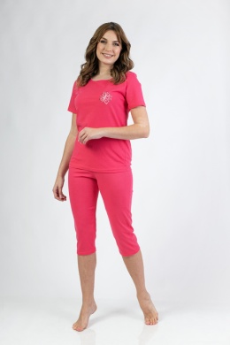 692 PIŻAMA DAMSKA BIG W/25 - MALINA, 4XL, 1 REGINA