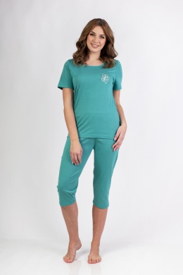 692 PIŻAMA DAMSKA BIG W/25 - ZIELONY, 3XL, 3 REGINA