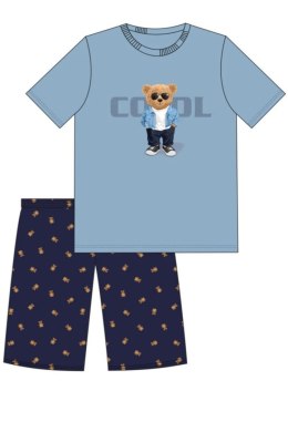 PIŻAMA BOY KIDS KR 789/119 COOL - NIEBIESKI, 98/104 CORNETTE