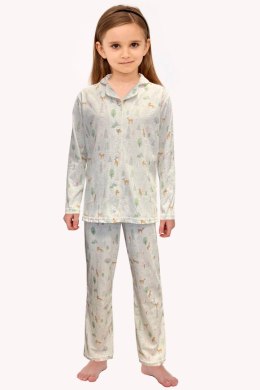 PIŻAMA GIRL YOUNG DR 973/184 FOREST 2 - ECRI, 134/140 CORNETTE