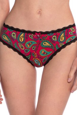 FIGI DAMSKIE BIKINI L-1535BI - CZARNY-CZERWONY, L LAMA