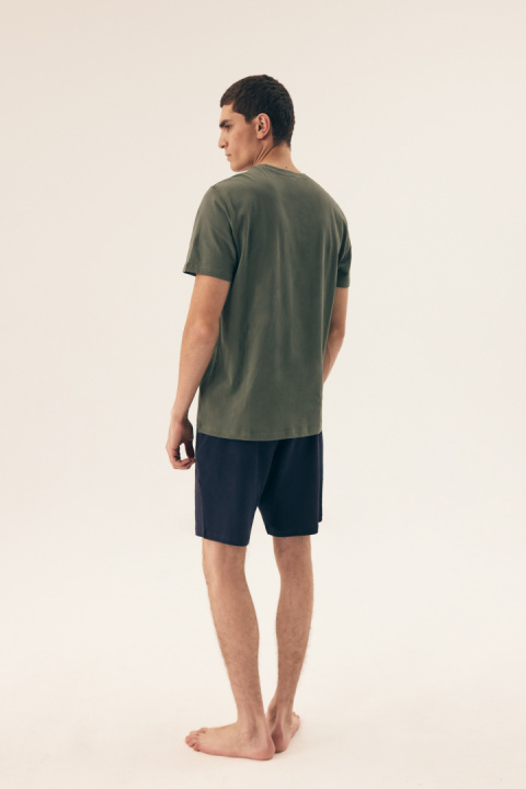 PIŻAMA MĘSKA DARE 42634 SS25 - ZIELONY-GRANAT, 2XL, 87X HENDERSON PIŻAMA MĘSKA DARE 42634 SS25 - ZIELONY-GRANAT, 2XL, 87X HENDERSON