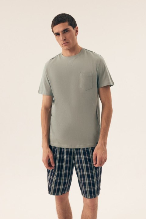 PIŻAMA MĘSKA DEXTER 42617 SS25 - JASNO ZIELONY, 3XL, 07X HENDERSON PIŻAMA MĘSKA DEXTER 42617 SS25 - JASNO ZIELONY, 3XL, 07X HENDERSON