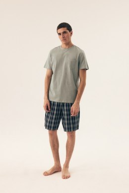 PIŻAMA MĘSKA DEXTER 42617 SS25 - OLIWKOWY, 2XL, 07X HENDERSON