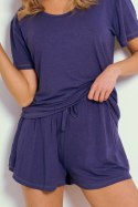 3349 PIŻAMA DAMSKA SERENITY S-XL - GRANAT, XL TARO