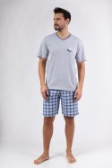 475 PIŻAMA MĘSKA BIG W/25 - MELANGE, XXL, 3 REGINA