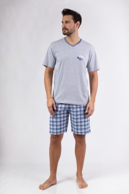 475 PIŻAMA MĘSKA BIG W/25 - MELANGE, XXL, 3 REGINA
