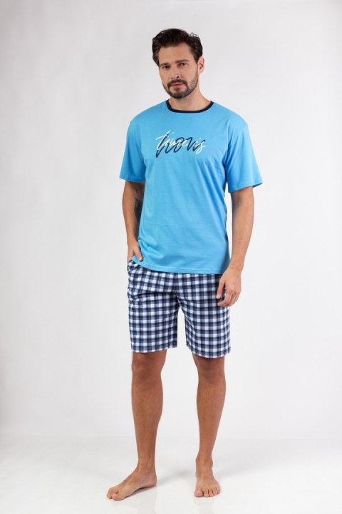 478 PIŻAMA MĘSKA BIG W/25 - MELANGE, XXL, 1 REGINA 478 PIŻAMA MĘSKA BIG W/25 - MELANGE, XXL, 1 REGINA