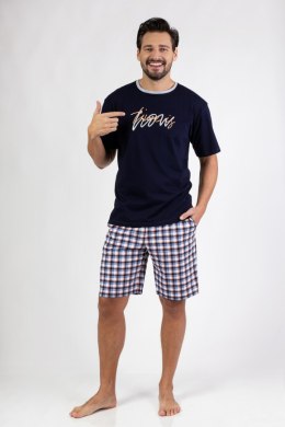 478 PIŻAMA MĘSKA W/25 - MELANGE, XL, 1 REGINA