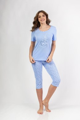 685 PIŻAMA DAMSKA BIG W/25 - RÓŻ, XXL, 3 REGINA