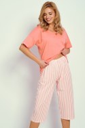 3323 PIŻAMA DAMSKA ELOISE S-XL - POMARAŃCZ, M TARO