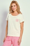 3336 PIŻAMA DAMSKA CORNI S-XL - ECRI, XL TARO