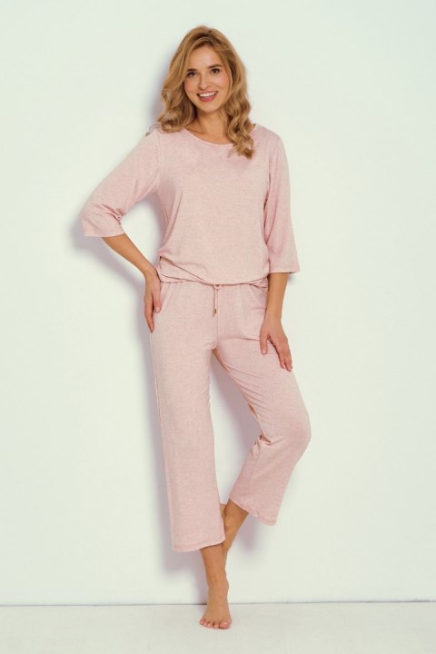 3340 PIŻAMA DAMSKA SARA S-XL - PUDROWY RÓŻ, XL TARO 3340 PIŻAMA DAMSKA SARA S-XL - PUDROWY RÓŻ, XL TARO