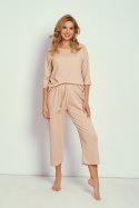 3347 PIŻAMA DAMSKA PAIGE S-XL - BEŻ, XL TARO