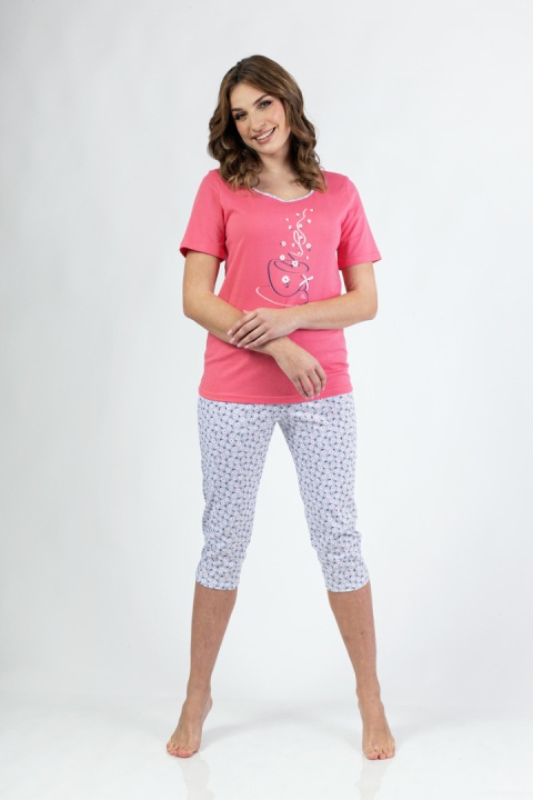 685 PIŻAMA DAMSKA BIG W/25 - KORAL, 3XL, 2 REGINA 685 PIŻAMA DAMSKA BIG W/25 - KORAL, 3XL, 2 REGINA
