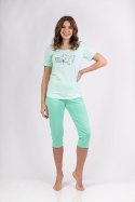 688 PIŻAMA DAMSKA BIG W/25 - ZIELEŃ, 3XL, 3 REGINA