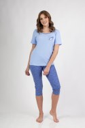 687 PIŻAMA DAMSKA BIG W/25 - RÓŻOWY, 4XL, 3 REGINA
