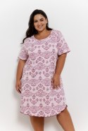 3374 KOSZULA DAMSKA TARA 2XL-4XL - RÓŻOWY, 4XL, 1 TARO