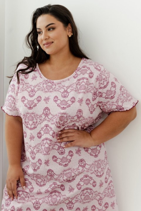 3374 KOSZULA DAMSKA TARA 2XL-4XL - RÓŻOWY, 4XL, 1 TARO 3374 KOSZULA DAMSKA TARA 2XL-4XL - RÓŻOWY, 4XL, 1 TARO