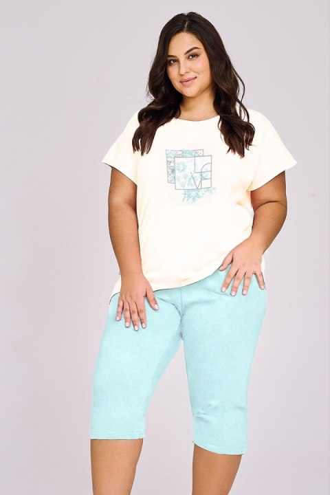 3414 PIŻAMA DAMSKA ISLA 2XL-3XL - ECRI, 3XL, 2 TARO