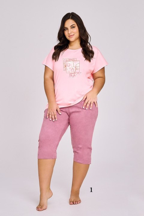 3414 PIŻAMA DAMSKA ISLA 2XL-3XL - ECRI, 3XL, 2 TARO 3414 PIŻAMA DAMSKA ISLA 2XL-3XL - ECRI, 3XL, 2 TARO