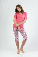 698 PIŻAMA DAMSKA BIG W/25 - RÓŻOWY, 2XL, 3 REGINA