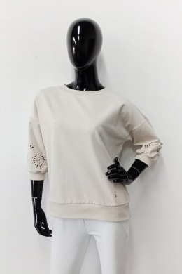 BLUZA AŻUR - MORELA, M OFF PINK