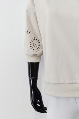 BLUZA AŻUR - MORELA, M OFF PINK