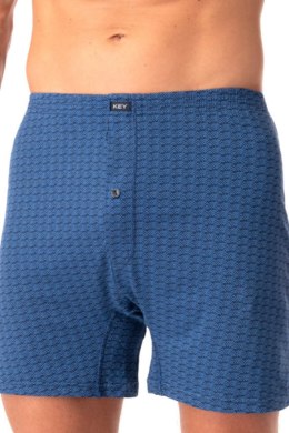 BOKSERKI MĘSKIE MXC 813 A25 3XL-4XL - GRANATOWY, 3XL KEY