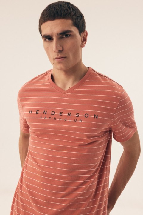 PIŻAMA MĘSKA DELI 42635 SS25 - ORANGE-GRAFIT, L, 28X HENDERSON PIŻAMA MĘSKA DELI 42635 SS25 - ORANGE-GRAFIT, L, 28X HENDERSON