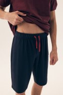 PIŻAMA MĘSKA DIVE 42633 SS25 - BORDOWY-GRANAT, XL, 33X HENDERSON