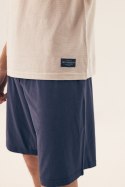 PIŻAMA MĘSKA DIVE 42633 SS25 - SZARY-DENIM, XL, 00X HENDERSON