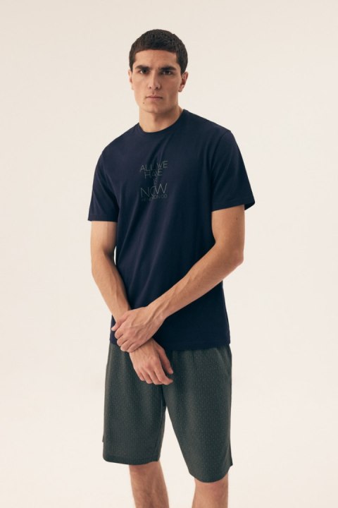 PIŻAMA MĘSKA DREAMER 42632 SS25 - GRANAT-BEŻ, 3XL, 02X HENDERSON PIŻAMA MĘSKA DREAMER 42632 SS25 - GRANAT-BEŻ, 3XL, 02X HENDERSON