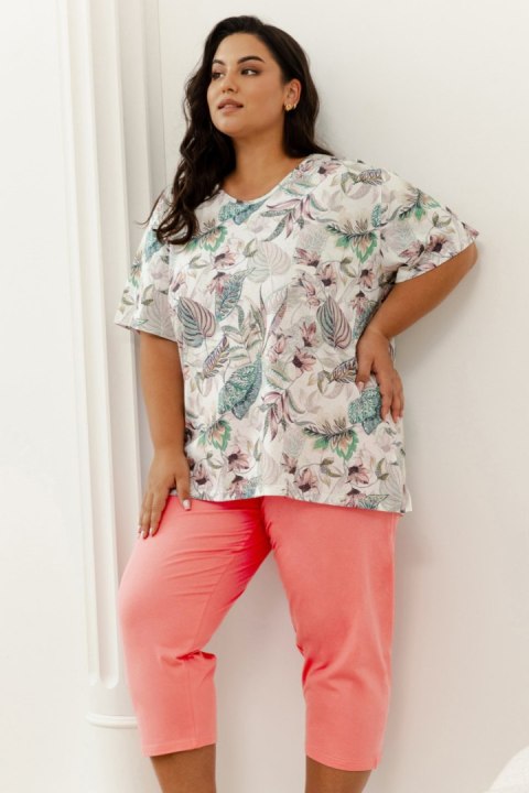 3369 PIŻAMA DAMSKA RENNY 2XL-3XL - MIX, 2XL TARO 3369 PIŻAMA DAMSKA RENNY 2XL-3XL - MIX, 2XL TARO