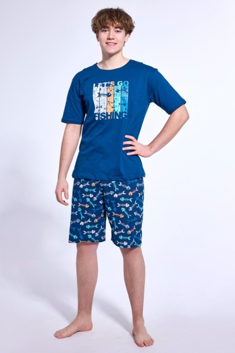 PIŻAMA BOY FUN&YOUNG KR 551/50 FISH - GRANAT, 182/L CORNETTE