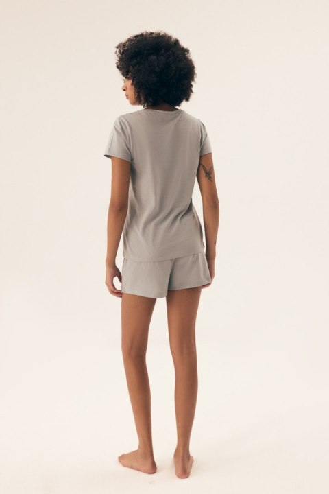 PIŻAMA DAMSKA NATURALEZA 42660 SS25 - SZARY, 2XL HENDERSON LADIES PIŻAMA DAMSKA NATURALEZA 42660 SS25 - SZARY, 2XL HENDERSON LADIES