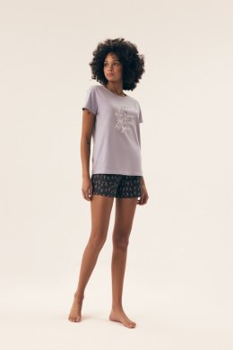 PIŻAMA DAMSKA NATURALEZA 42893 SS25 - LAWENDOWY, XL HENDERSON LADIES